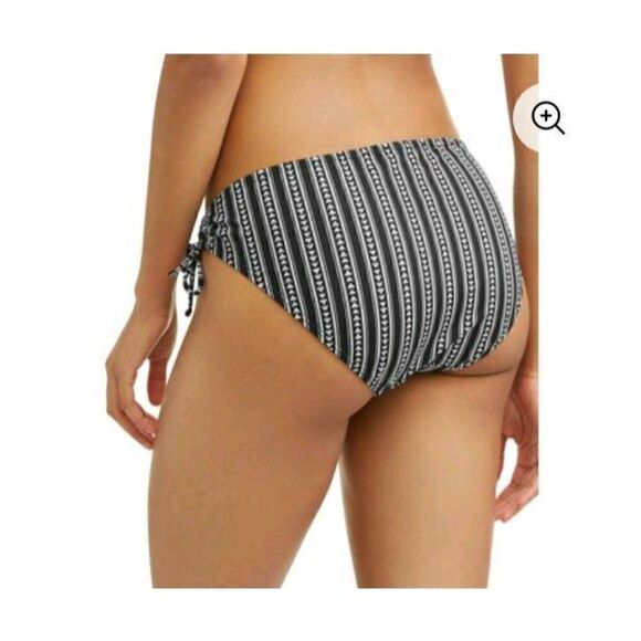 Black & White Swim Bottom sz l - Picture 2 of 5